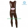 Fietsbroek Lang met Bretels 2018 AG2R La Mondiale N002 Winter Thermal Fleece